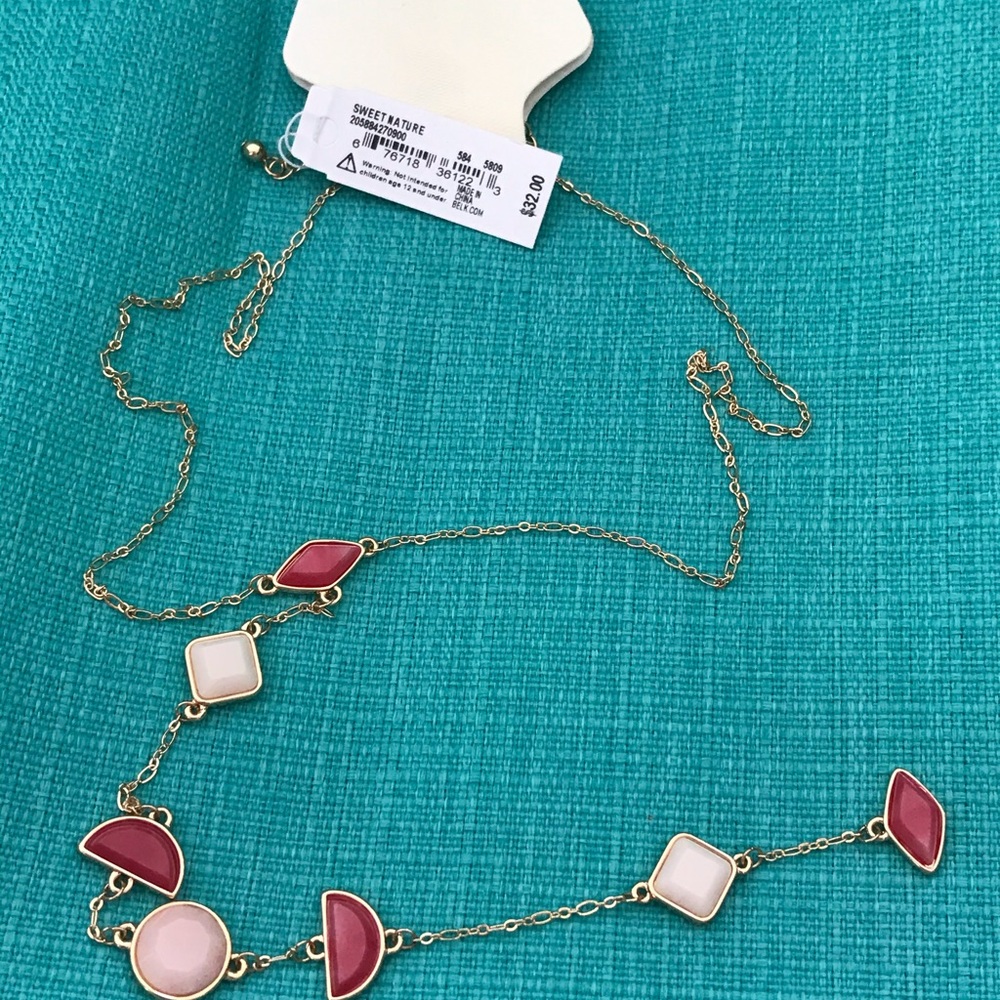 Kaari Blue sweet nature long necklace NWT